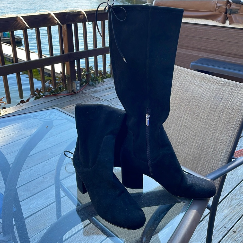 Black Suede Boots